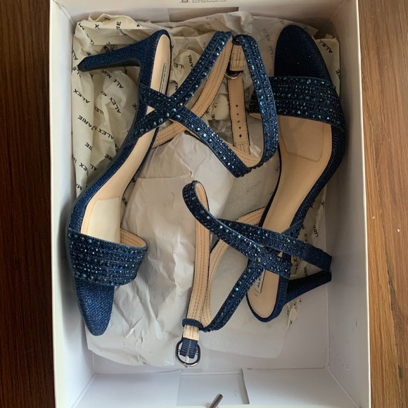 parlyn glitter rhinestone strappy sandals